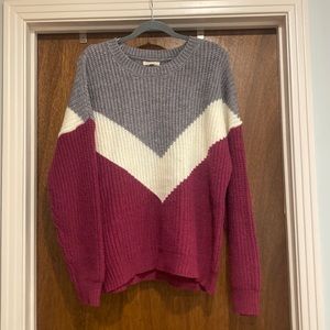 Tricolor sweater